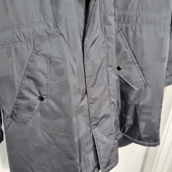 The Kooples Long Loose Parka Men's Size Large Black $825 Retail NWT - Picture 9 of 15